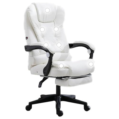 Gaming Stühle mit Fußstütze, ergonomischer Videospielstuhl für Erwachsene, Computerstuhl im Rennsport Design mit 7 Punkt Massage Lendenwirbelstütze
