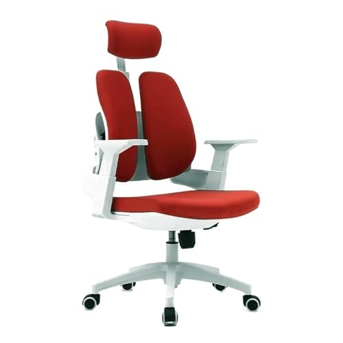 Bürostuhl Ergonomisch Ergonomischer Bürostuhl mit hoher Rückenlehne, Schreibtischstuhl mit Rollen, Chefsessel mit Drehfunktion und verstellbarer