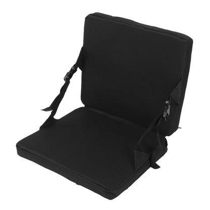 Alpcour Heizbarer Liegestuhl für Bleicher, breiter Stuhl mit Rückenstütze und Kissen, Armlehnen, Seitentaschen und Haken, ideal für Camping, Kajak