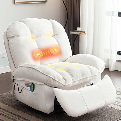 Massagesessel MS-699 – Kompakter Shiatsu Relaxsessel mit Bluetooth-Musiksystem, 6 Programmen, modernem Stoff-Leder-Mix & Edelstahlrahmen |